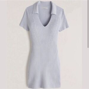 Abercrombie Polo Elevated Knit Mini Dress